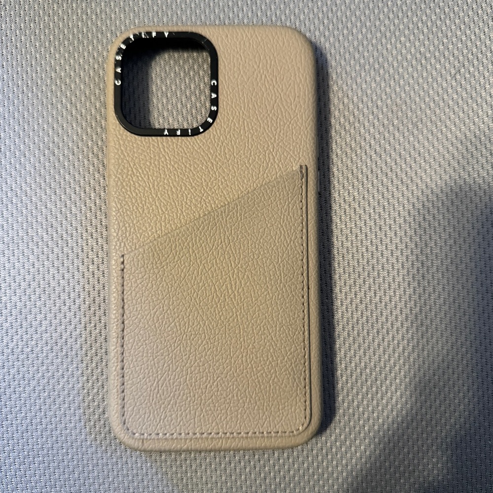Casetify iPhone 13 Pro Max Leather Wallet Case